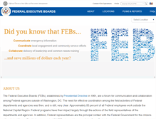 Tablet Screenshot of feb.gov